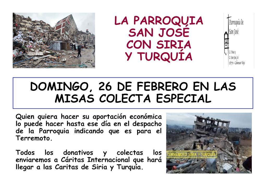 Colecta terremoto pq