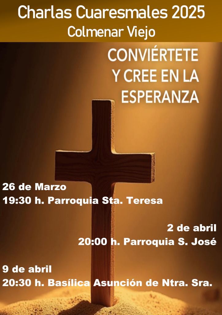 Cartel Charlas cuaresmales