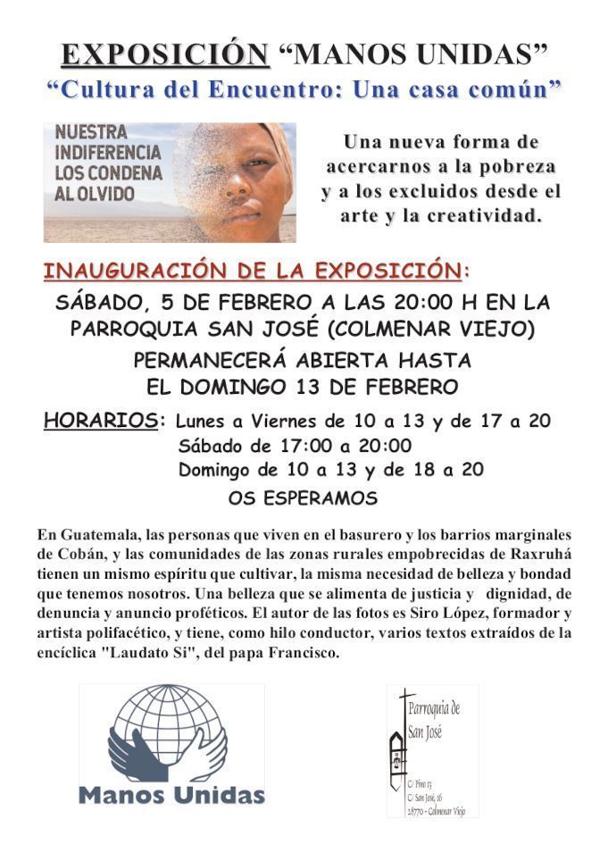 EXPOSICION MANOS UNIDAS
