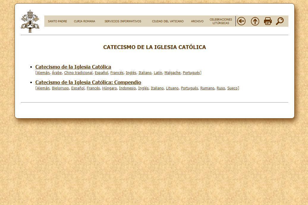 CATECISMO Y COMPENDIO VATICANO